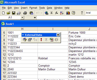 Intégration à Microsoft Office