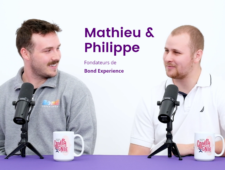 Mathieu et Philippe, fondateurs de Bond Experience
