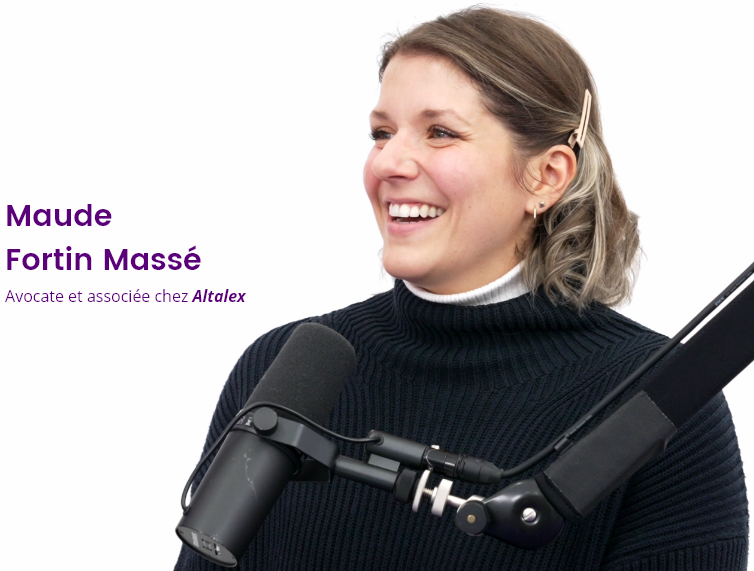 Maude Fortin Massé - Avocate et associée chez Altalex
