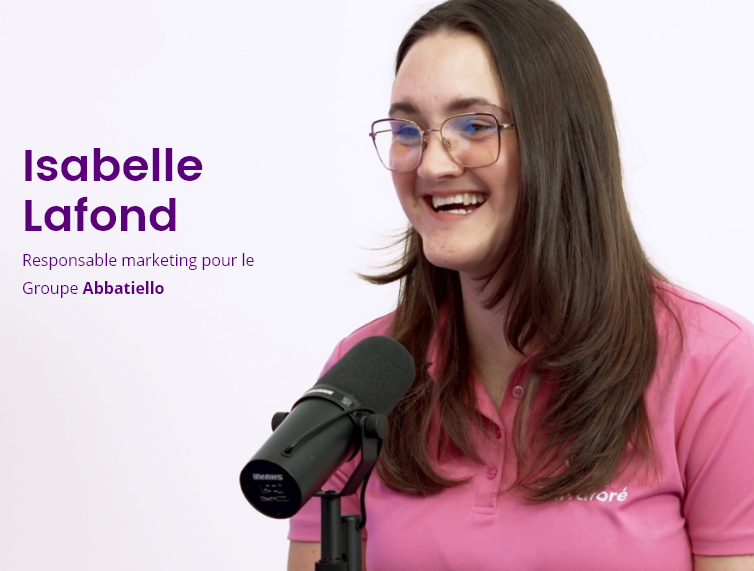 Isabelle Lafond - Responsable marketing pour le Groupe Abbatiello